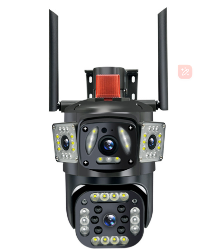 HC04-4G 6MP, Vertical: 90° manual recording, motion detection recording, motion tracking, alarm recording, for pets, baby monitors, outdoor home security