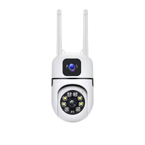 BBGS 2+2MP, 14pcs infrared light, horizontal 355°device sweep add, AP hotspot add, alarm video, home security camera