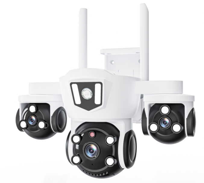 ZRE2-W 6MP HD pixel local TF card video storage support WIFI connection motion detection, motion tracking gun ball multi-eye, one machine multi-purpose