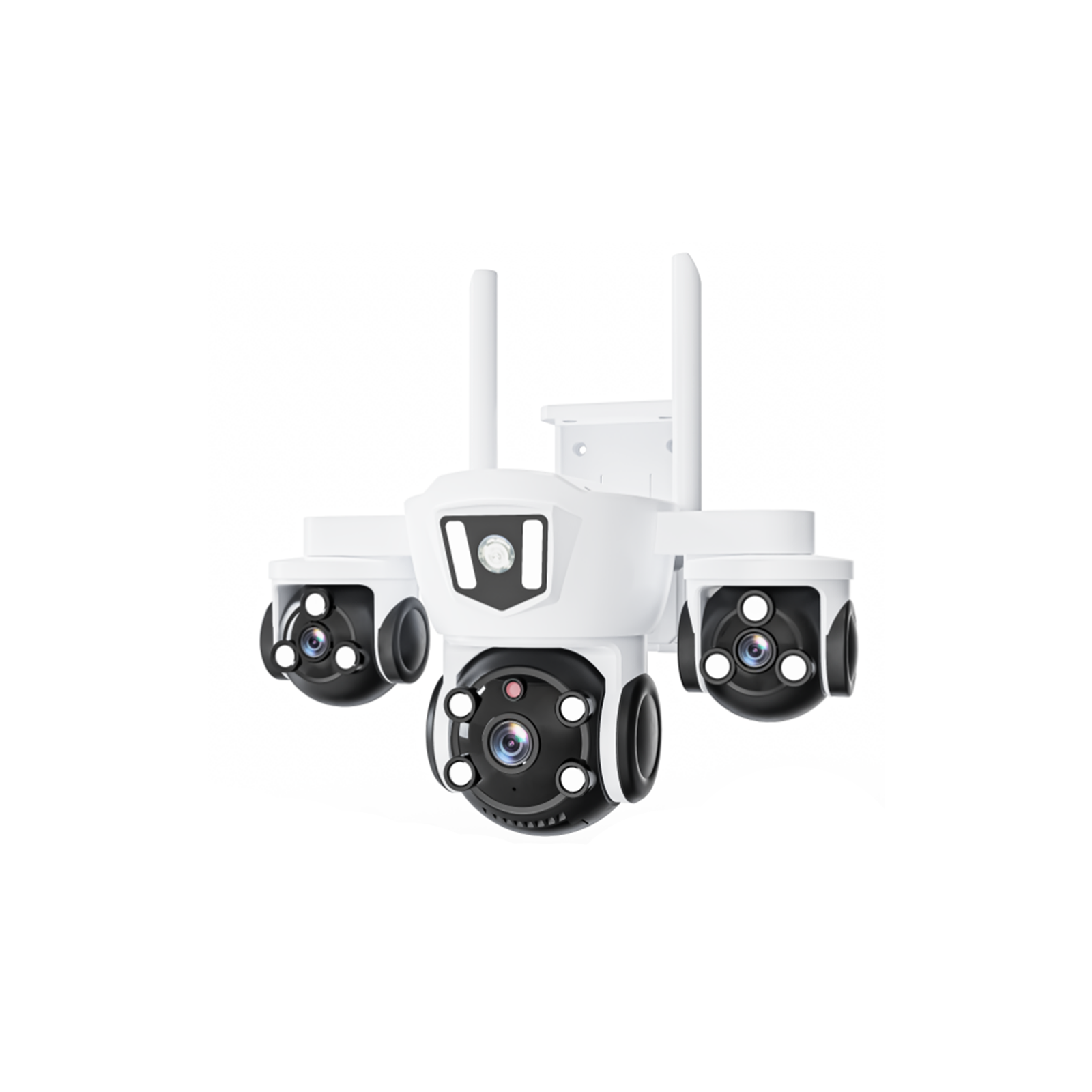 ZRE3-W 12MP image HD, wireless connection, voice intercom, 355° PTZ auto cruise, cloud storage space, gun ball linkage, four-way real-time video recording, recommended outdoor security camera