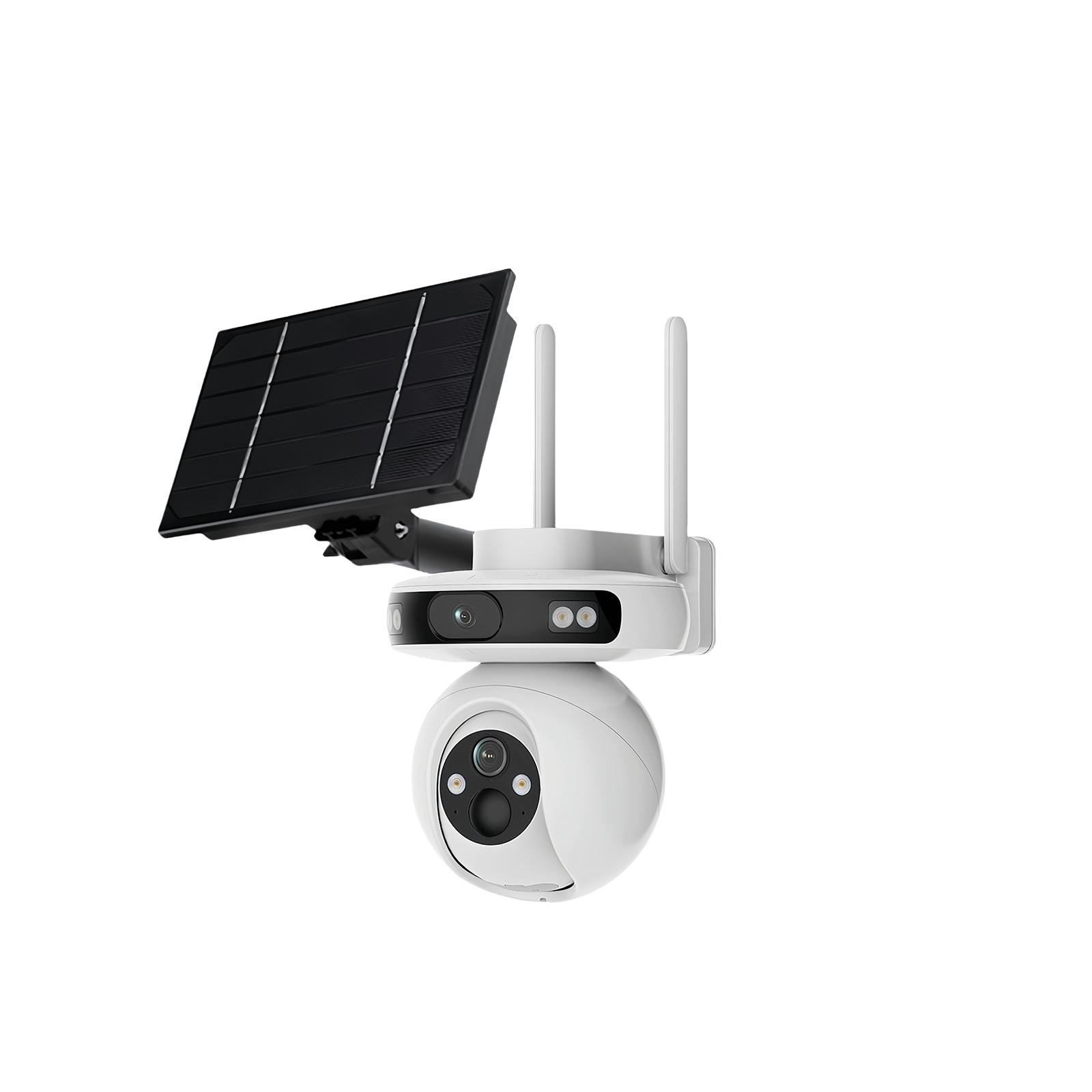 ZRS2-Wifi  400W HD pixels, intelligent detection, sound and picture synchronization, two-way intercom, IP65 waterproof rating, standard 5W solar panel, 4 lithium batteries, solar security camera