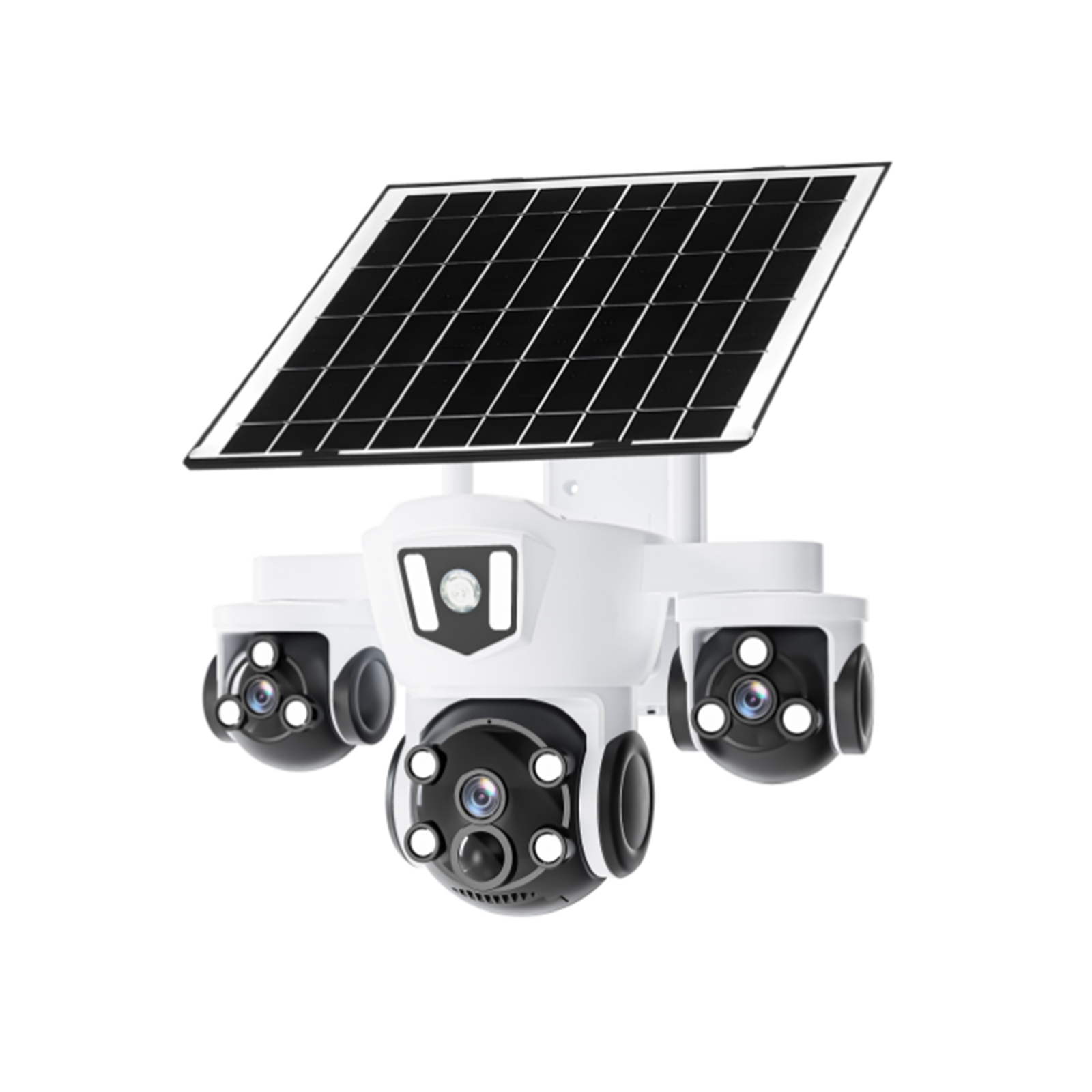 ZRS1-HS-G-3M 6MP HD pixel, image color, two-way voice, hibernation standby 300uA, 8000 mAh battery, 7.5 watt solar panel, outdoor home security monitoring