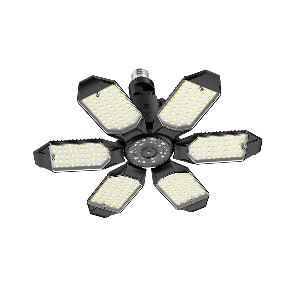 N19-W 3MP Garage Light Camera, Color Night Vision Intelligent Dual Light, Motion Detection Alarm Video, Cloud Storage for Garage, Corridor Indoor Security Camera Surveillance