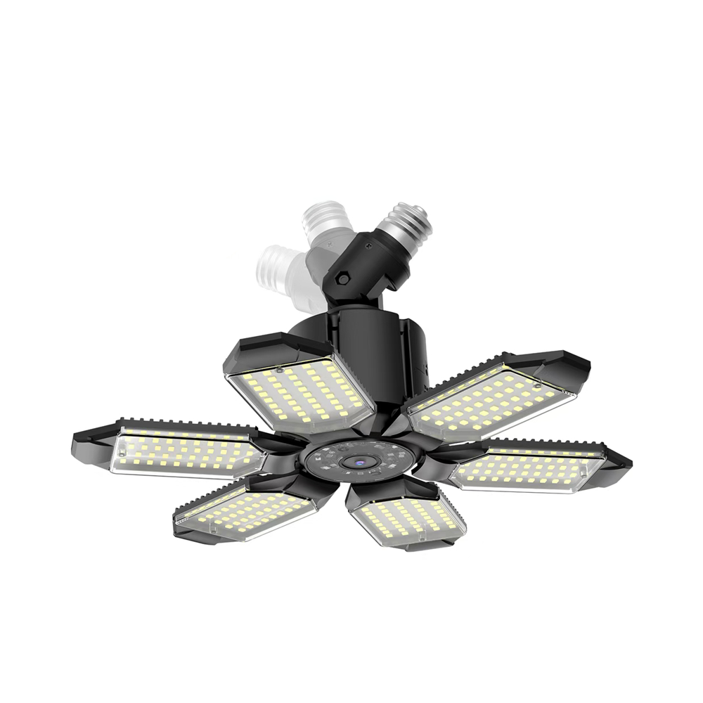 N19-W 3MP Garage Light Camera, Color Night Vision Intelligent Dual Light, Motion Detection Alarm Video, Cloud Storage for Garage, Corridor Indoor Security Camera Surveillance