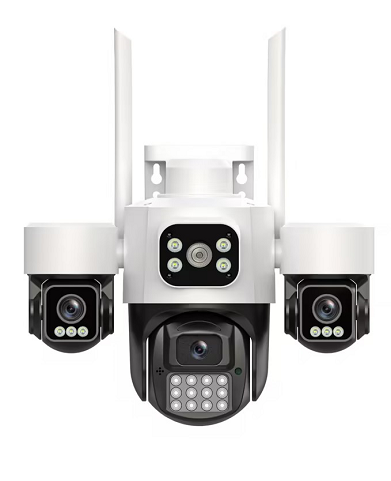 WPC015-G 12MP HD, preset position function, alarm push, gun ball multi-eye, support cell phone, view the scene live, applicable to outdoor security monitoring