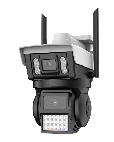 WC02-W Binocular gun ball Type-C interface 940nm lightless infrared night vision human detection/human framing/movement detection support remote listening