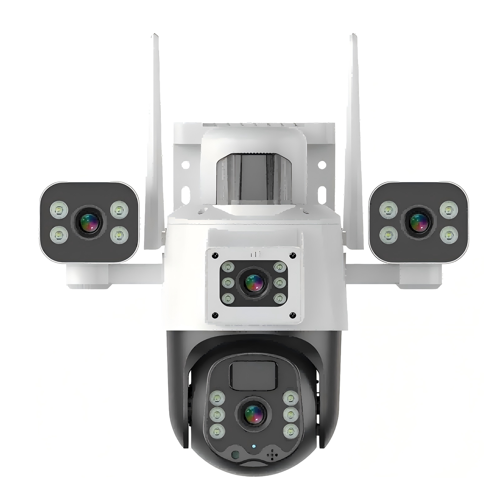 WPS009-G 9MP pixels, graphic support color, image settings, two-way voice, human detection, three-way real-time video recording, guarding multi-direction, for outdoor indoor monitoring