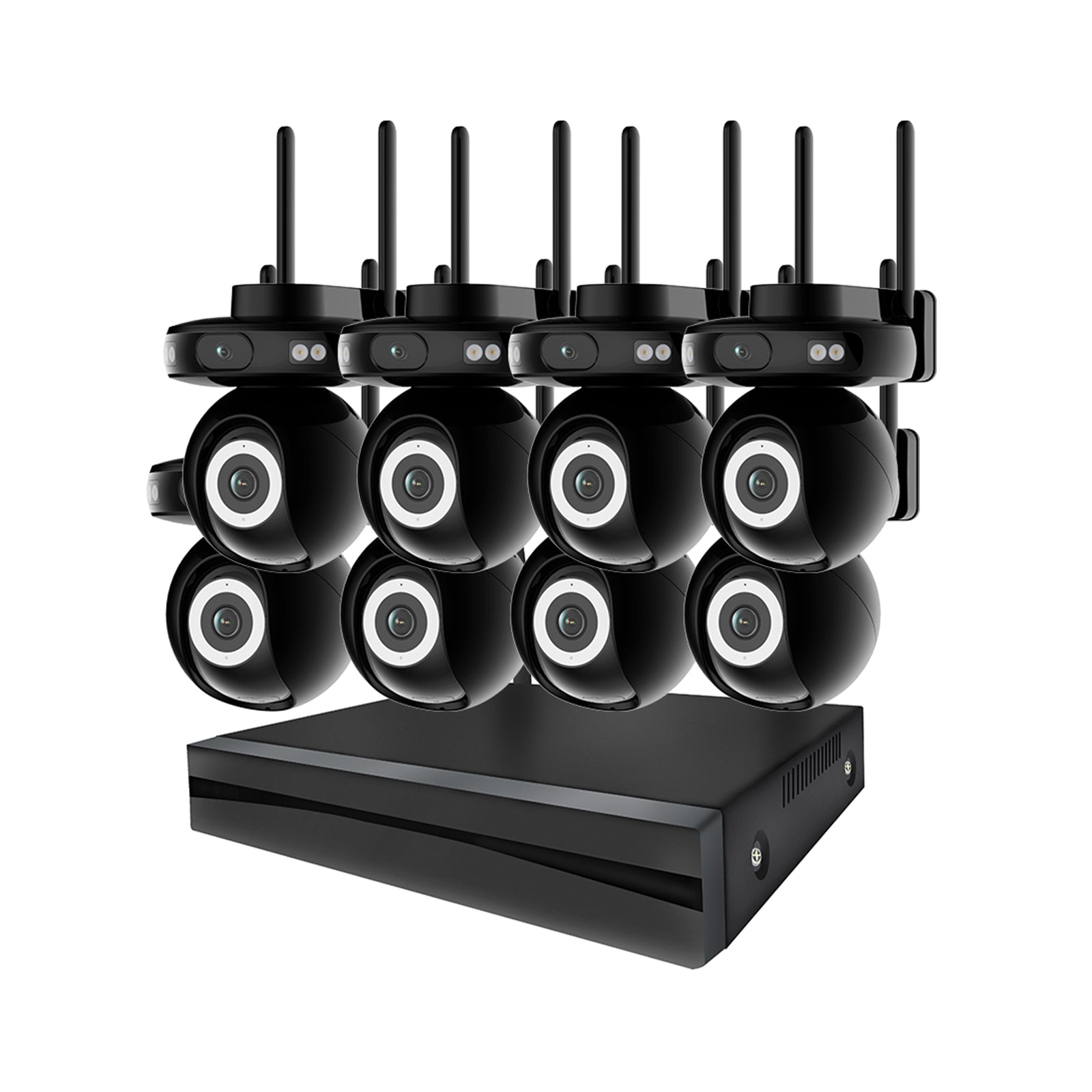 NK13-8H-5MPW Horizontal rotation of up to 355 degrees professional monitoring wifi module supports two-way voice intercom PC client remote monitoring, anytime, anywhere to view the scene of the actual situation