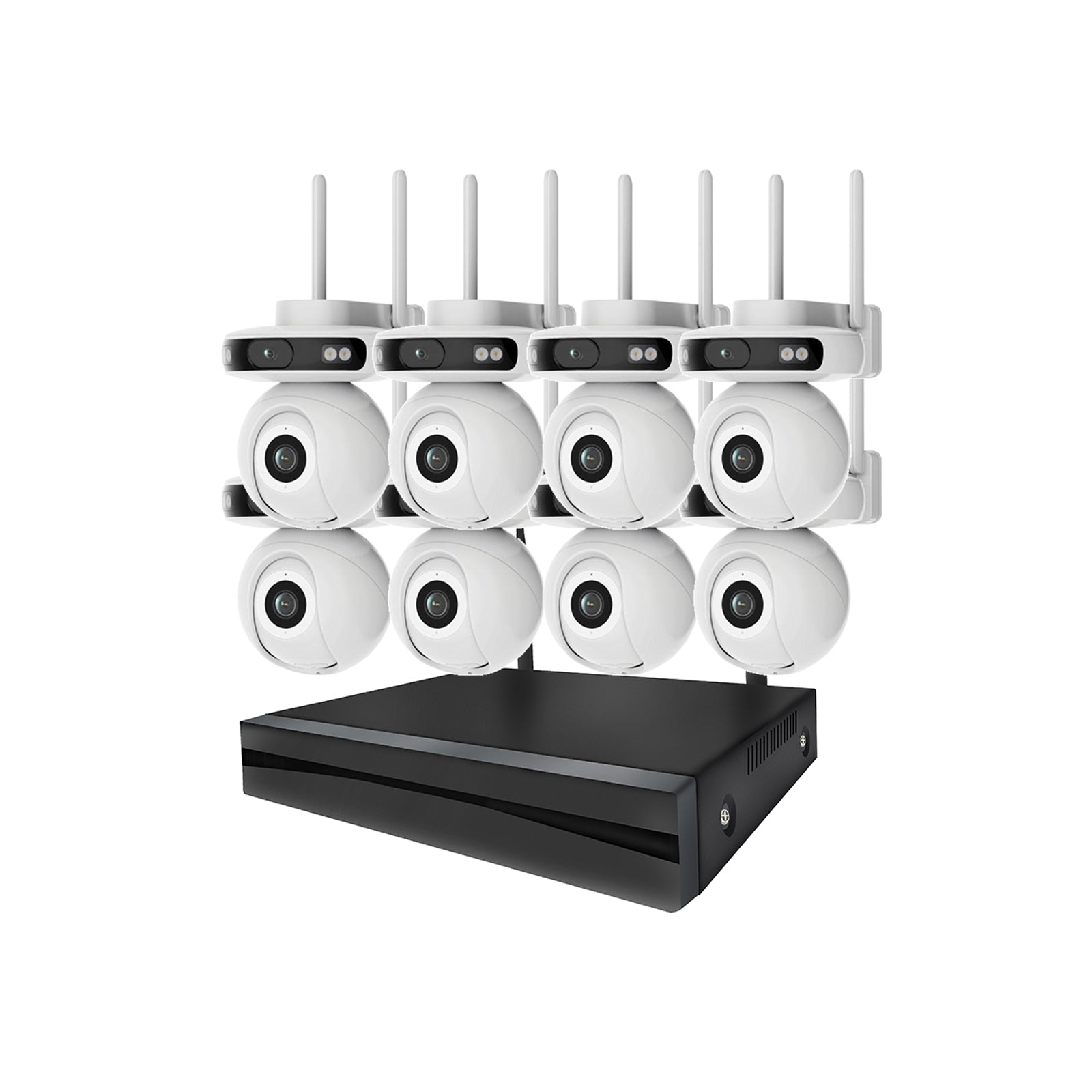 NK13-8H-5MPW Horizontal rotation of up to 355 degrees professional monitoring wifi module supports two-way voice intercom PC client remote monitoring, anytime, anywhere to view the scene of the actual situation
