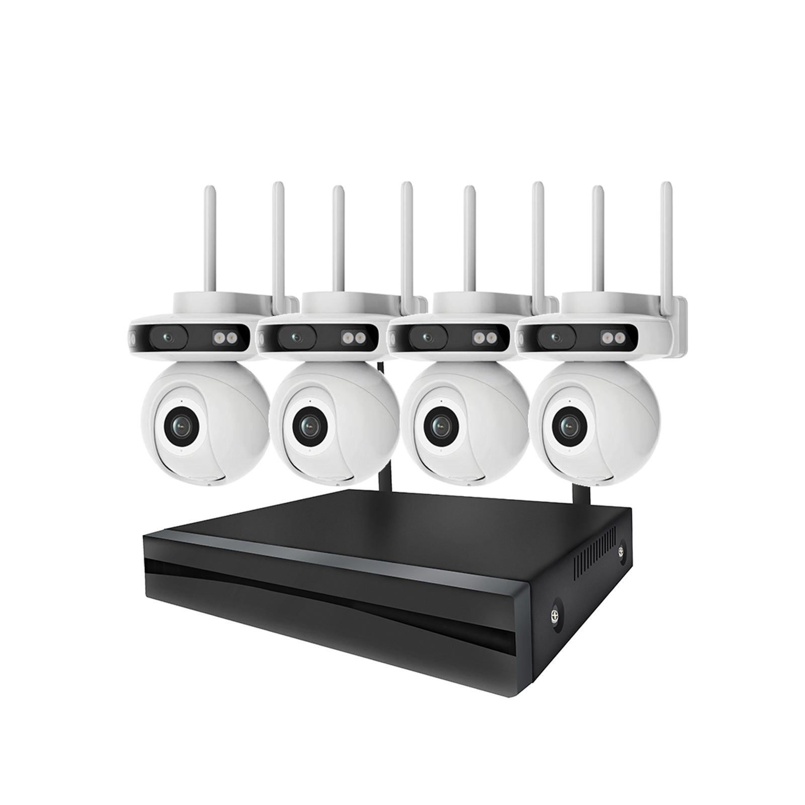 NK13-4H-5MPW Horizontal rotation up to 350 degrees Motion detection and alarm output (voice/email/FTP, etc.) Support two-way voice intercom PC client remote monitoring