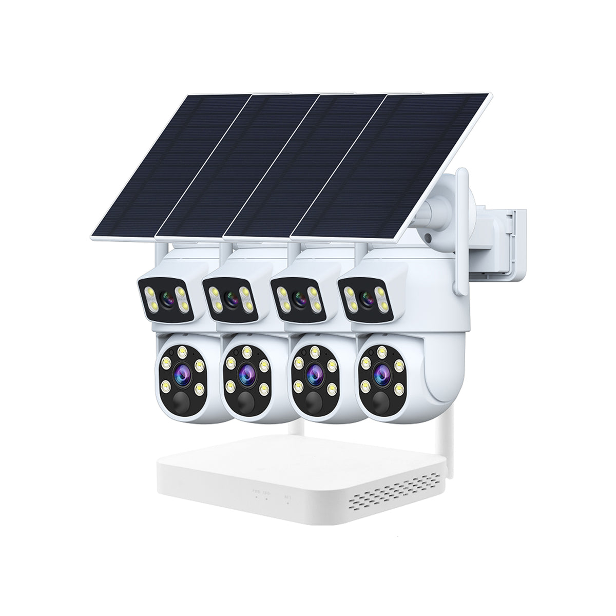 NK8-4H-4MP, 4 million pixels, remote monitoring, pan-tilt control, audio-visual alarm, two-way intercom, suitable for outdoor surveillance