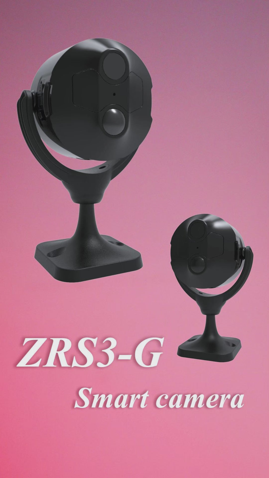 WS33-G  1080P HD quality, remote live/playback, 940nm lightless infrared night vision, human detection, alarm push, indoor pets/infants, outdoor safety detection